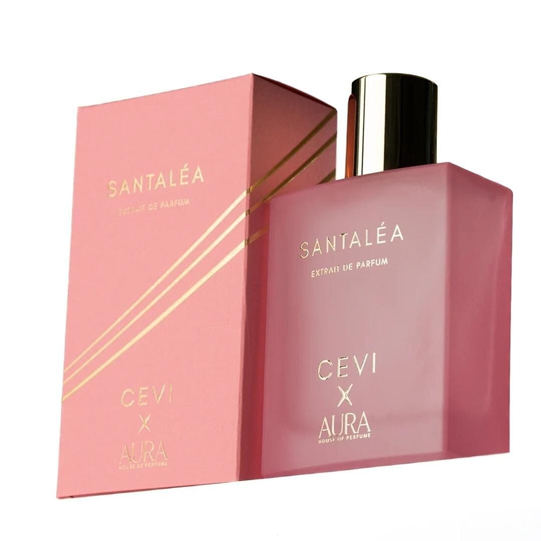 Santalea by Cevi x Aura 100ml Extrait De Parfum peach jasmine tuberose powdery vanilla sandlewood amber musk