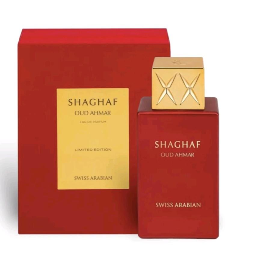Shaghaf Oud Ahmar by Swiss Arabian 75ml Eau de Parfum fruity floral vanilla amber musk oud unisex perfume fragrance