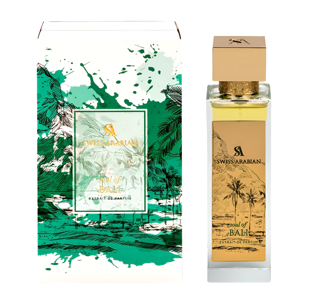 Soul of Bali 100ml Extrait de Parfum Bergamot ginger pineapple mango pink pepper rhubarb aquatic saffron rosewood ambergris cypriol musk sandlewood
