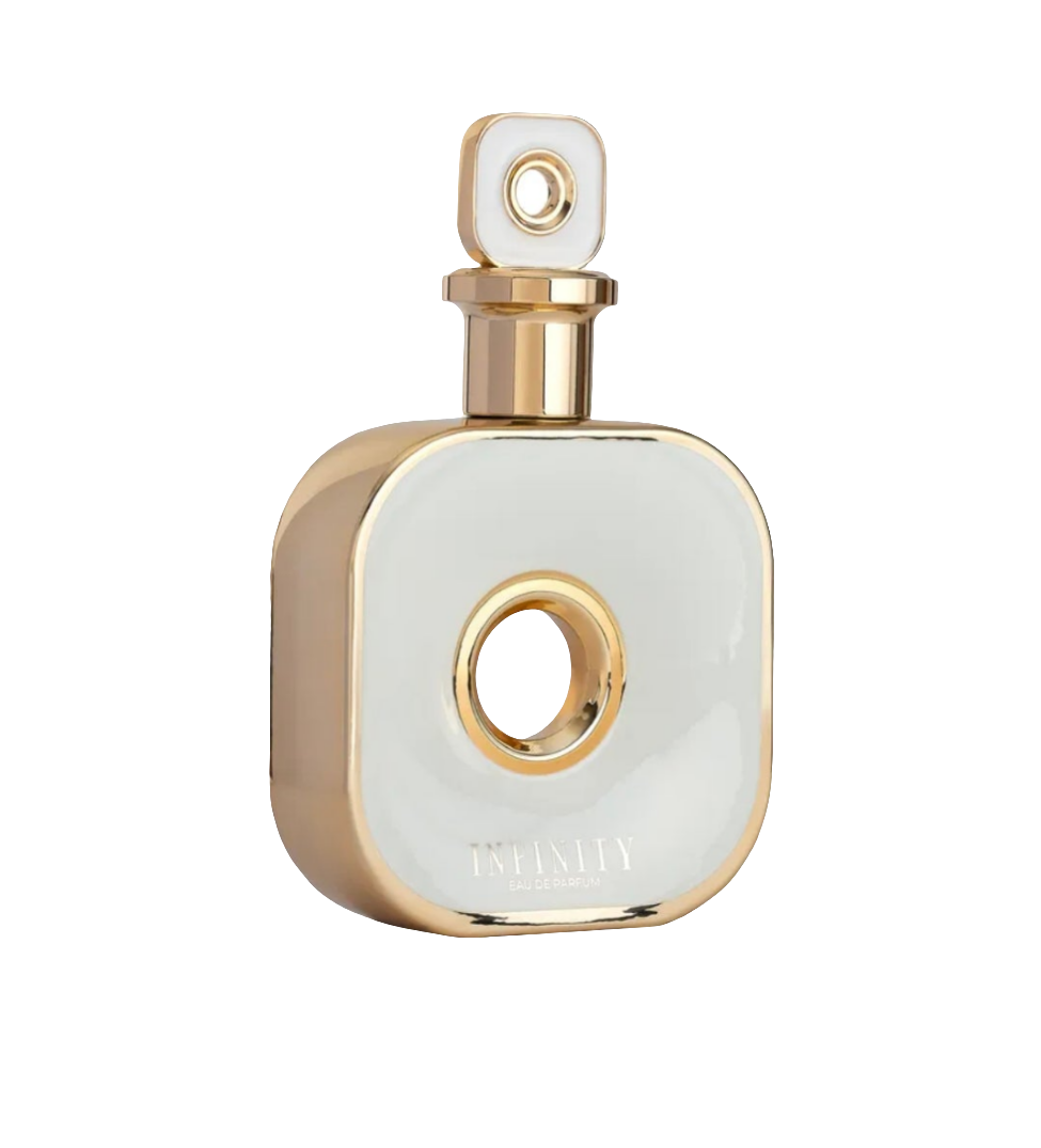 Infinity Gold 105ml Eau de Parfum Pear Lavender Rose Ylang Ylang Jasmine Vanilla Musk Moss perfume