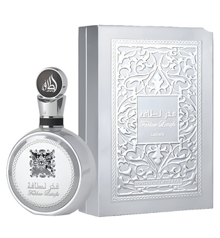Lattafa Fakhar Platin 100ml Eau de Parfum Bergamot pink pepper cardamom lavender ginger Guava palo Santo incense sandlewood