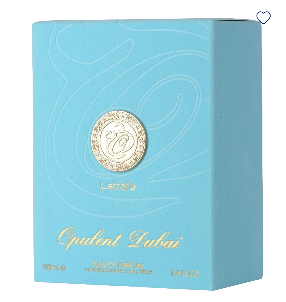 Opulent Dubai 100ml Eau de Parfum fruity citrus ginger mango jasmine violet cedarwood ambergris oakmoss benzoin