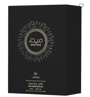 Maitha 20ml Pure Concentrated Perfume Oil Anise Caramel vanilla tonka bean musk