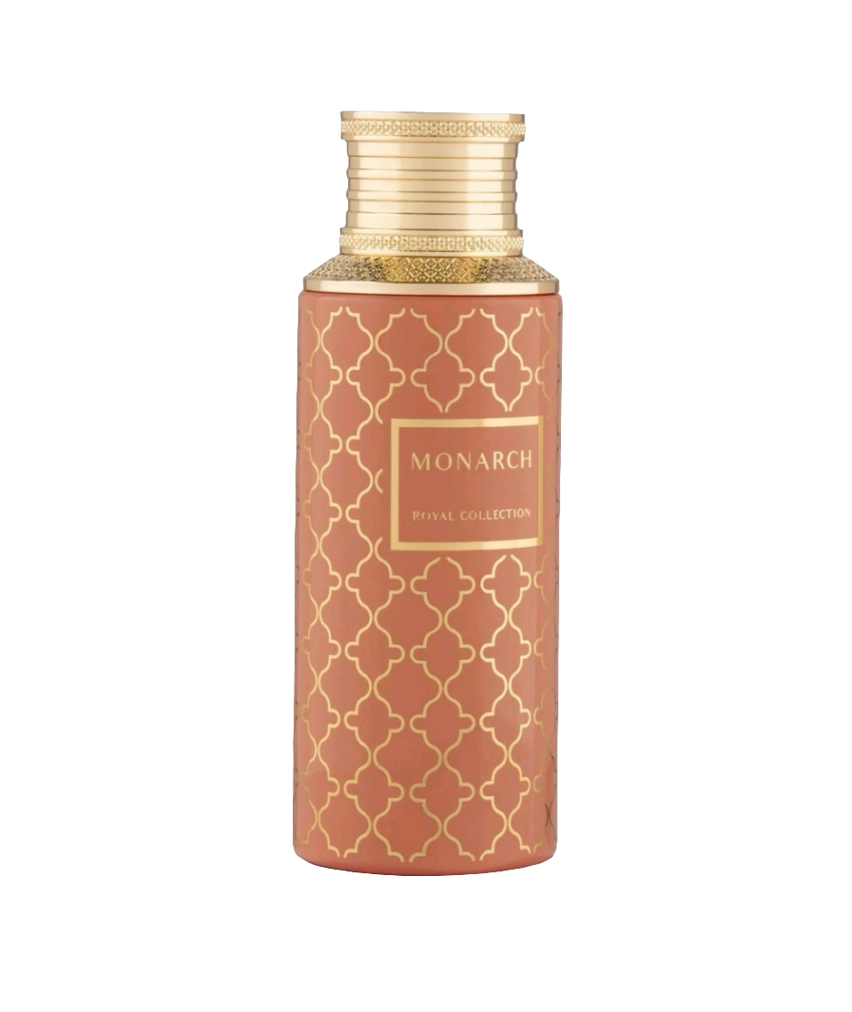 Monarch by Maison Asrar 100ml Eau de Parfum Cardamom, Peach, Cinnamon Jasmine, Milk, Coconut Heliotrope, Patchouli, Musk