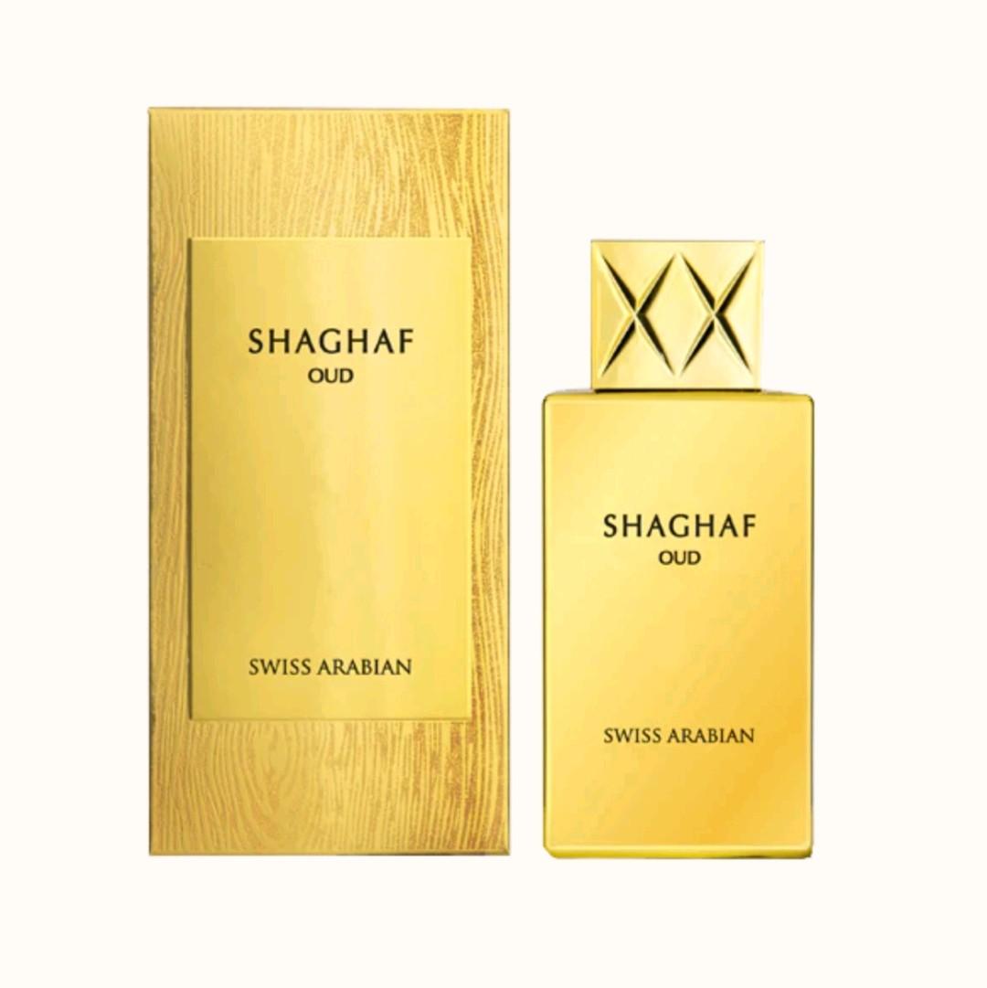 Shaghaf Oud by Swiss Arabian 75 mls Eau de Parfum Vanilla Oud with saffron, praline and rose