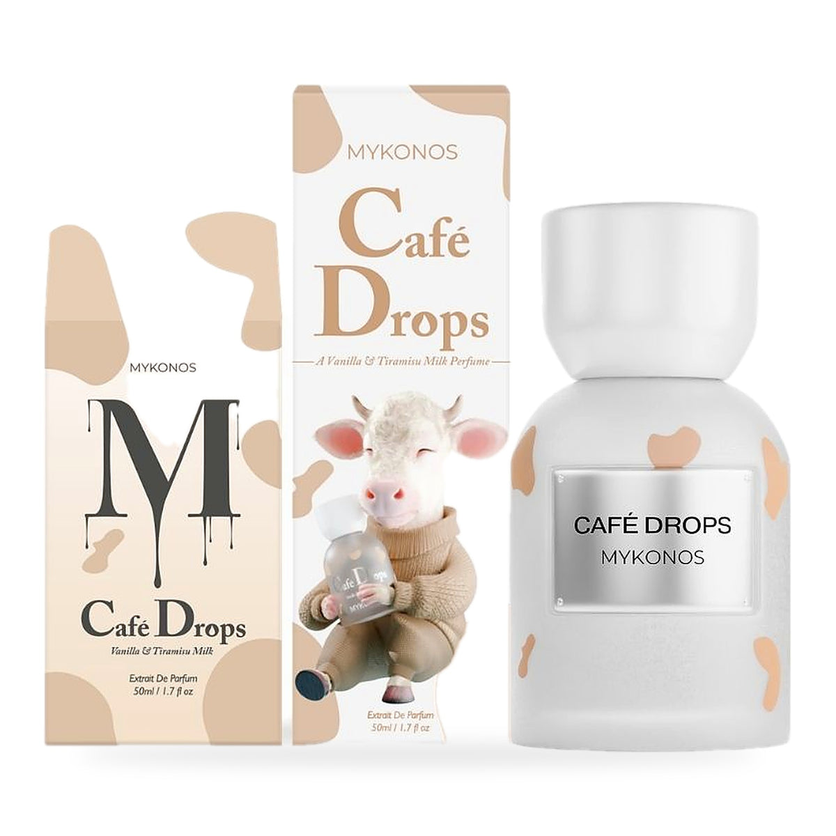Cafe Drops by Mykonos 50ml Extrait de Parfum bottle and box