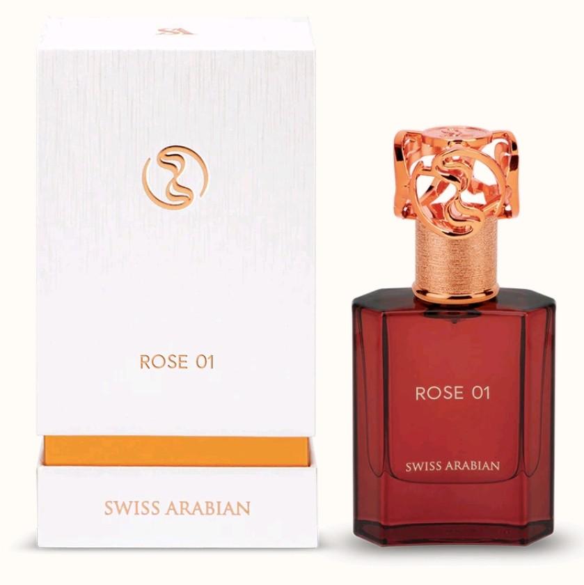 Rose 01 by Swiss Arabian 50ml Eau de Parfum sweet lychee rose vanilla musk feminine perfume