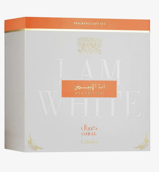 Ana Abiyedh Coral Gift Set including 60ml Eau De Parfum, Travel Spray – 12ml, Fresh Hair Mist 50ml watermelon peach orange coconut white florals vanilla musk