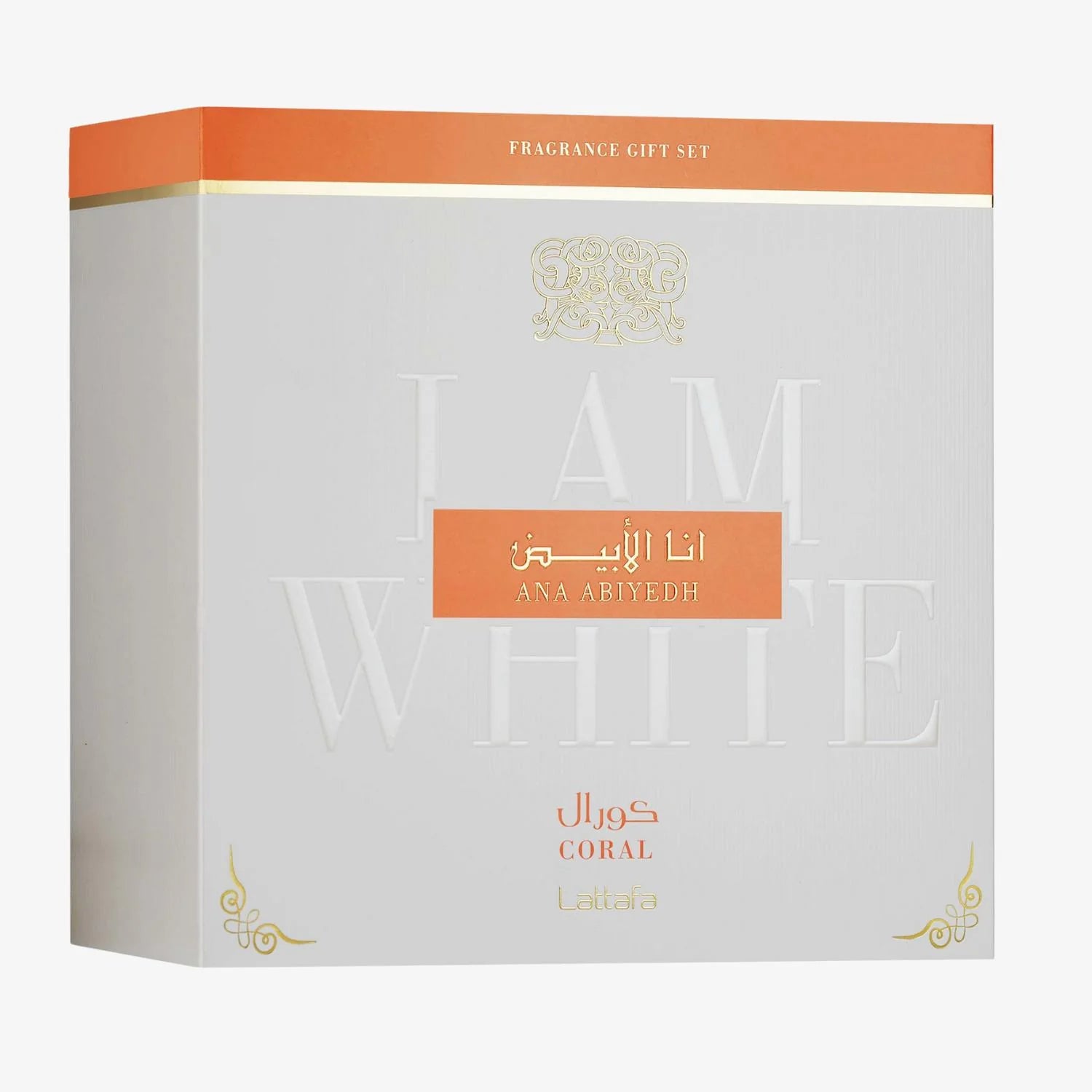 Ana Abiyedh Coral Gift Set including 60ml Eau De Parfum, Travel Spray – 12ml, Fresh Hair Mist 50ml watermelon peach orange coconut white florals vanilla musk