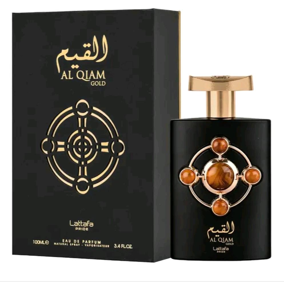 Al Qiam Gold by Lattafa Pride 100mls Eau de Parfum men's fragrance leather woody oud