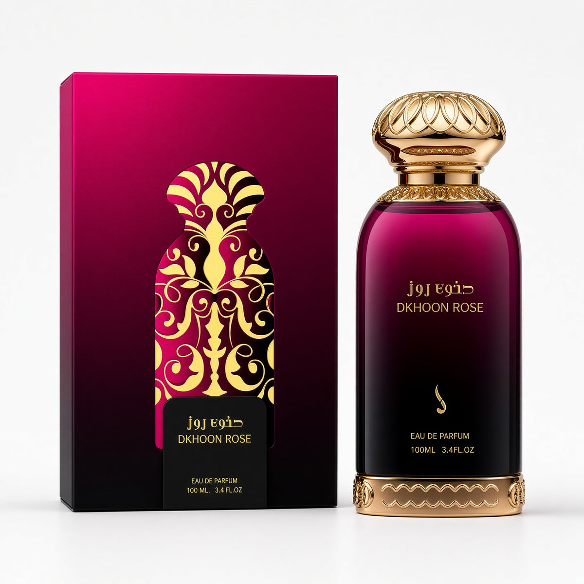 Dkhoon Rose Eau de Parfum 100ml bottle with box