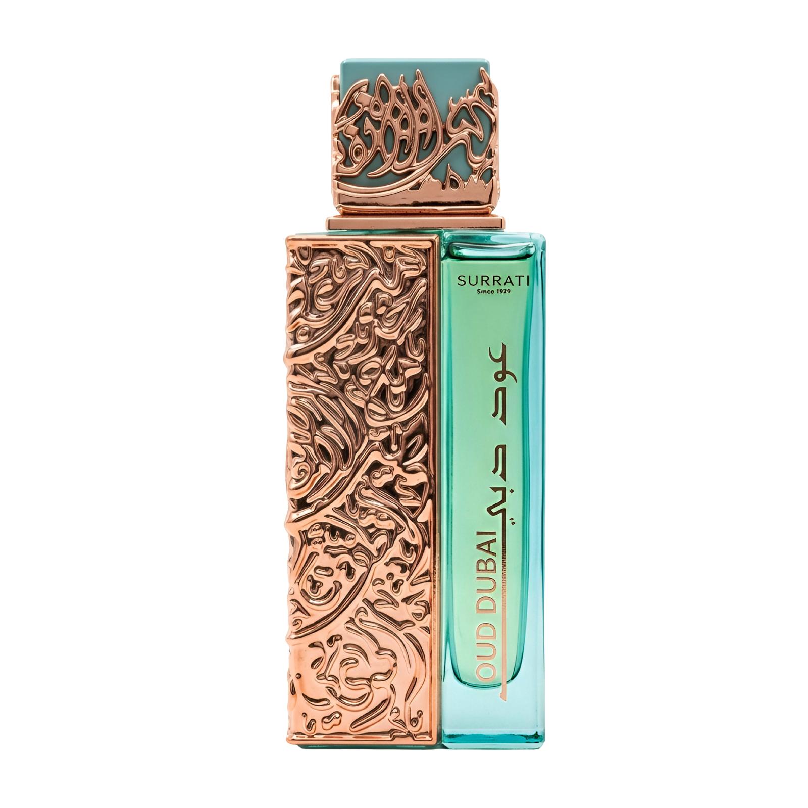 Surrati Oud Dubai 100ml Eau de Parfum citrus fruity sweet aromatic amber woods
