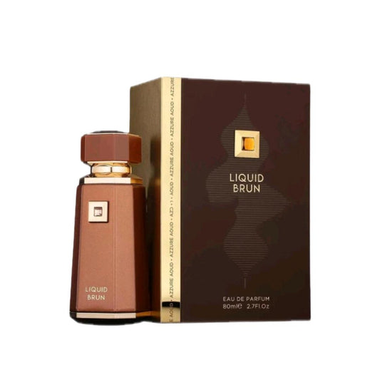 Liquid Brun by French Avenue 100mls Eau de Parfum warm aromatic cinnamon vanilla praline musk oud unisex perfume fragrance
