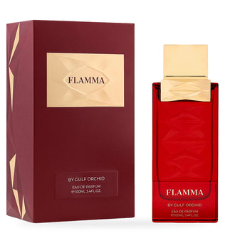 Flamma by Gulf Orchid 100ml Eau de Parfum bottle and box