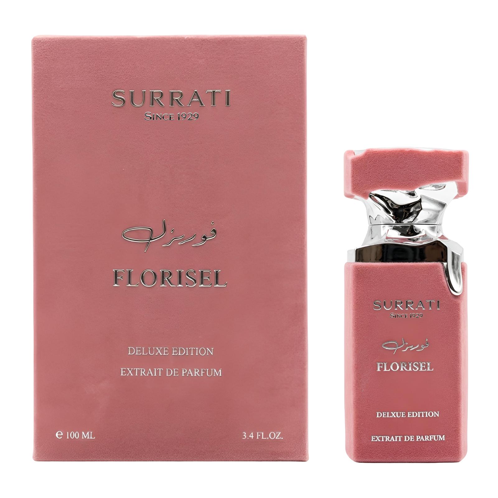 Florisel Deluxe Edition 100ml Extrait de Parfum powdery iris violet green notes jasmine rose acacia peach musk