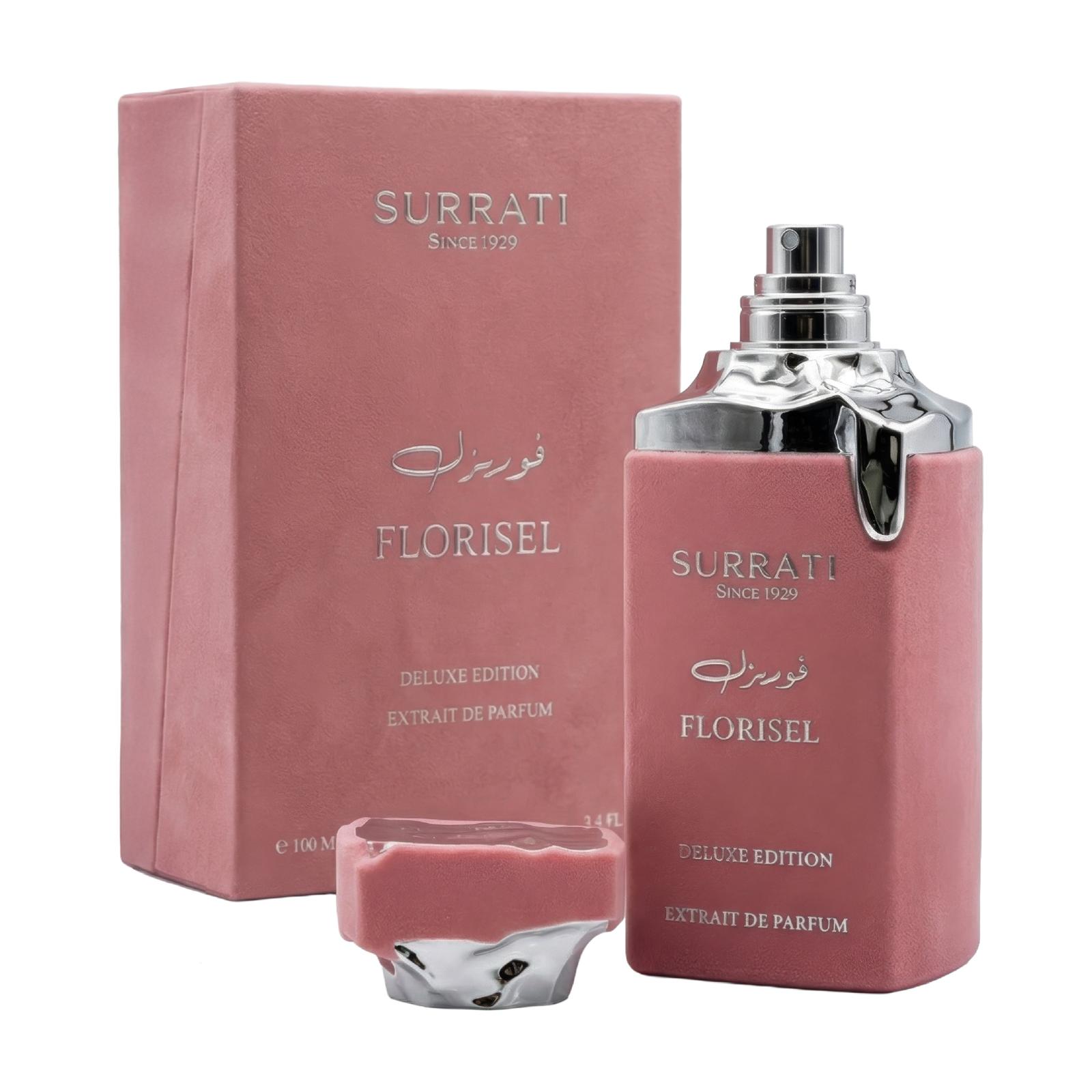 Florisel Deluxe Edition 100ml Extrait de Parfum powdery iris violet green notes jasmine rose acacia peach musk