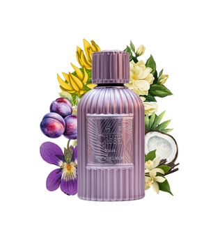 Qissa Gala 100ml Eau de Parfum Gardenia YlangYlang violet leaf Almond tuberose coconut plum vanilla sweet notes musk
