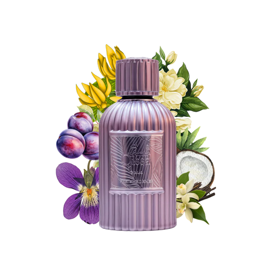 Qissa Gala 100ml Eau de Parfum Gardenia YlangYlang violet leaf Almond tuberose coconut plum vanilla sweet notes musk