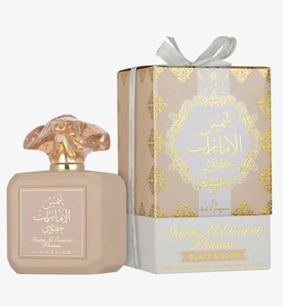 Shams Al Emarat Khususi Glaze and Glow 100ml Eau de parfum cinnamon apple pear vanilla sugar caramell cedarwood tonka cashmere