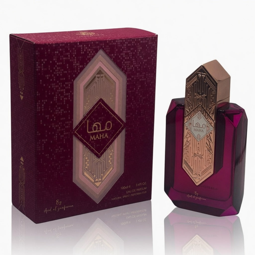 Maha by Ard al Zaafaran 100ml Eau de Parfum blackcurrent rum vanilla fragrance