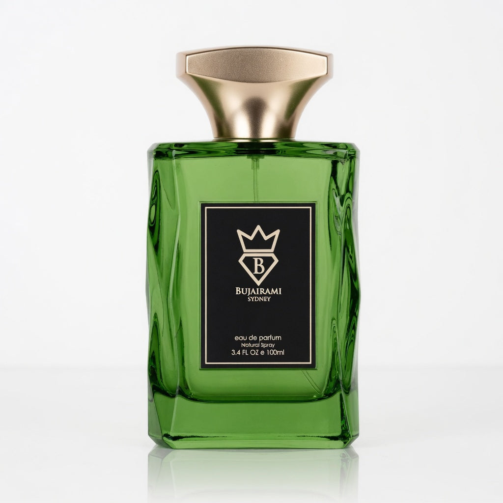 Matcha obsession by Bujairami 100ml Eau de Parfum matcha mate apple oat milk vanilla coffee praline green tea sandlewood musk
