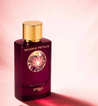 Reverie Petals Pour Femme Perfume 100ml Eau De Parfum by Zimaya bergamot blackcurrent pink pepper Jasmine musk vanilla cashmeran