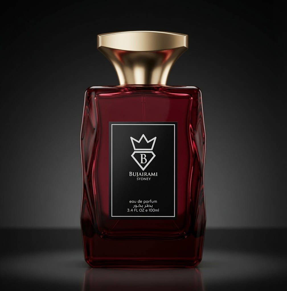 Red Eclipse by Bujairami 100ml Eau de Parfum Raspberry Mandarin Orange Orange Blossom Vanilla Amber