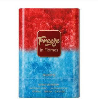 Freeze and Flames By Riiffs 100ml Extrait de Parfum Raspberry Snowflakes Passion Fruit Tea Sage Amber Musk