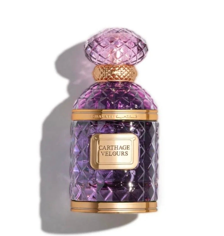 Carthage Velours by Ghalati 100ml Eau de Parfum Blackberry Peach Voilet Rose Petals Amber