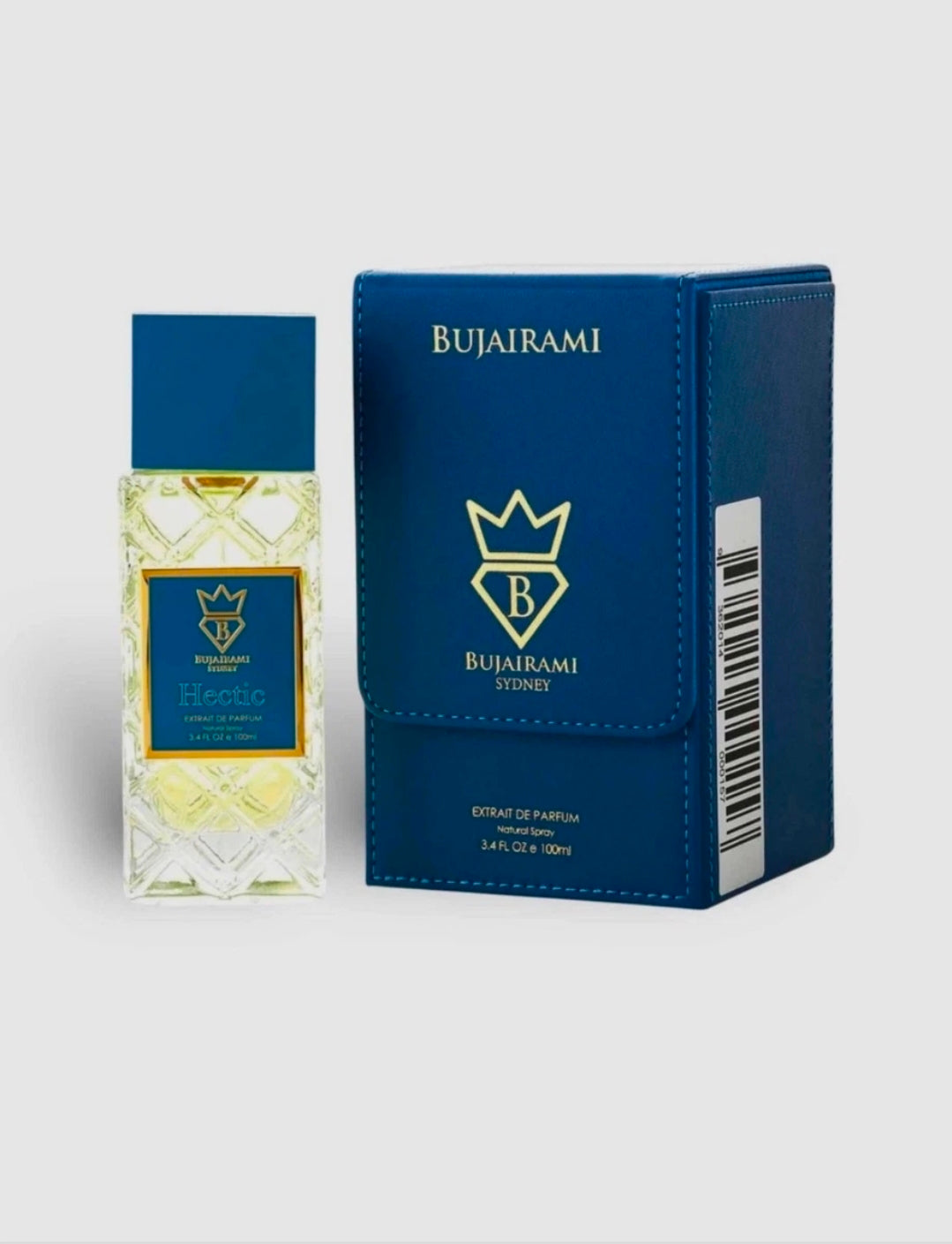 Hectic By Bujairami | 100ml Extrait De Parfum | Bergamot Neroli Ginger Black Tea Olibanum