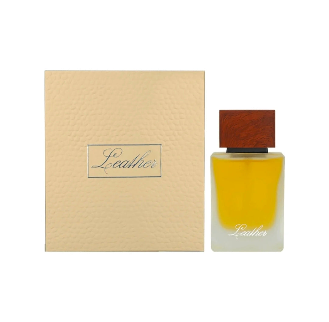 Leather by Ahmed Al Maghribi 50ml Eau de Parfum Zesty Rasberry Saffron Jasmine Leather Suede Woody