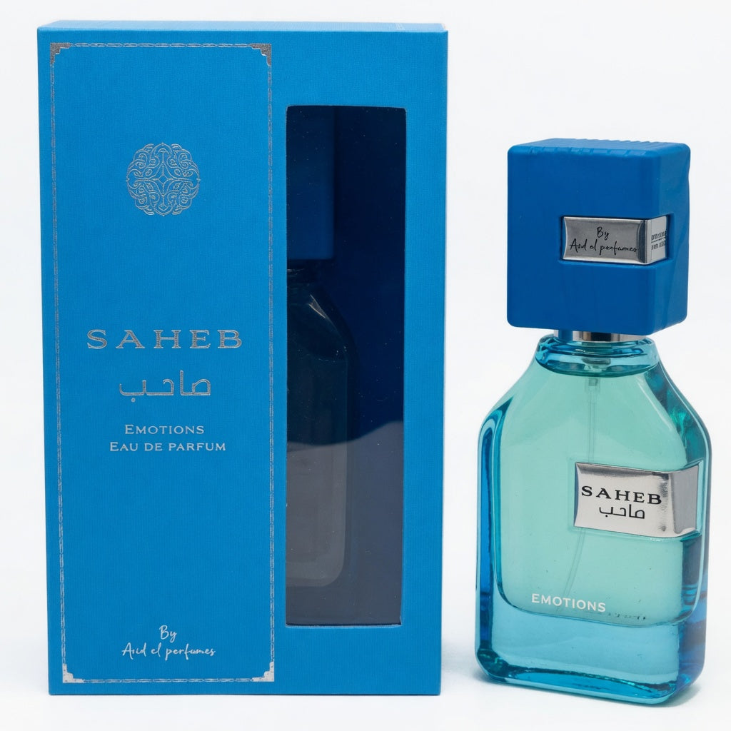 Saheb Emotions by Ard al Zaafaran 100ml Eau de Parfum cotton apple cypress orris rum saffron vanilla coconut musk