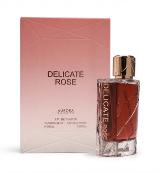 Delicate Rose 100ml Eau de Parfum Lily if the Valley Pear Apple Jasmine Lavinder Peach White Musk Vanilla Caramel Tonka Amber
