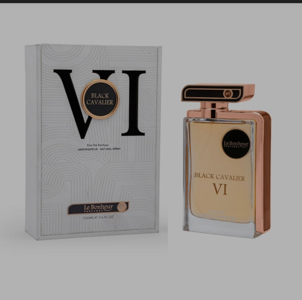 Black Cavalier VI by Le Bonheur 100ml Eau de Parfum citrus ginger lavender violet sage cedarwood sandalwood patchouli