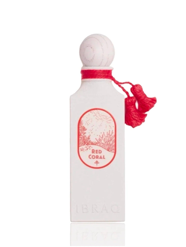 Red Coral By IBRAQ 100ml Eau de Parfum Mandarin White Musk Orange Blossom Vanilla