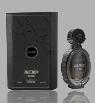 Amberion Elixir by Le Bonheur 100ml Eau de Parfum blackcurrent Pear rum violet iris orange blossom rose Jasmine vanilla coconut amber musk