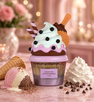 Harlequin Cream by Lattafa Eau de Parfum Neapolitan Ice Cream Whipped cream Waffle Vanilla Musk Cocao