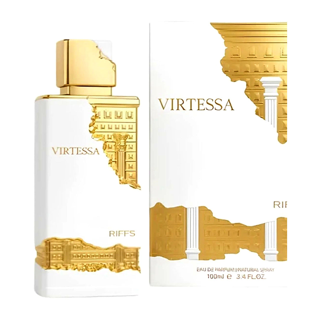 Virtessa by Riiffs 100ml Extrait De Parfum Mandarin Bergamot Pink Pepper gardenia Sandalwood Musk Amber