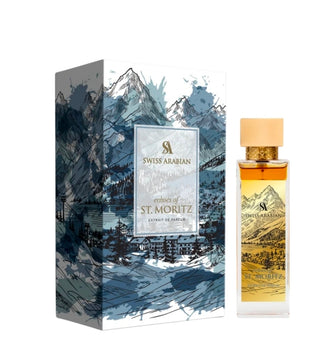 Echoes of St. Moritz by Swiss Arabian 100ml Eau de Parfum Bergamot Frozen Orange Iced Red
