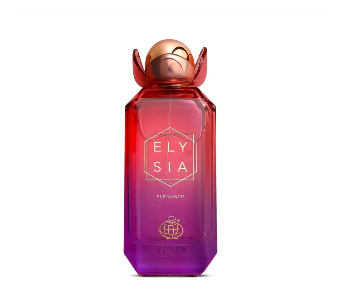 Elysia Elegance 100ml Eau de Parfum peach Pear orange magnolia peony rose purple wood Vetiver vanilla praline musk