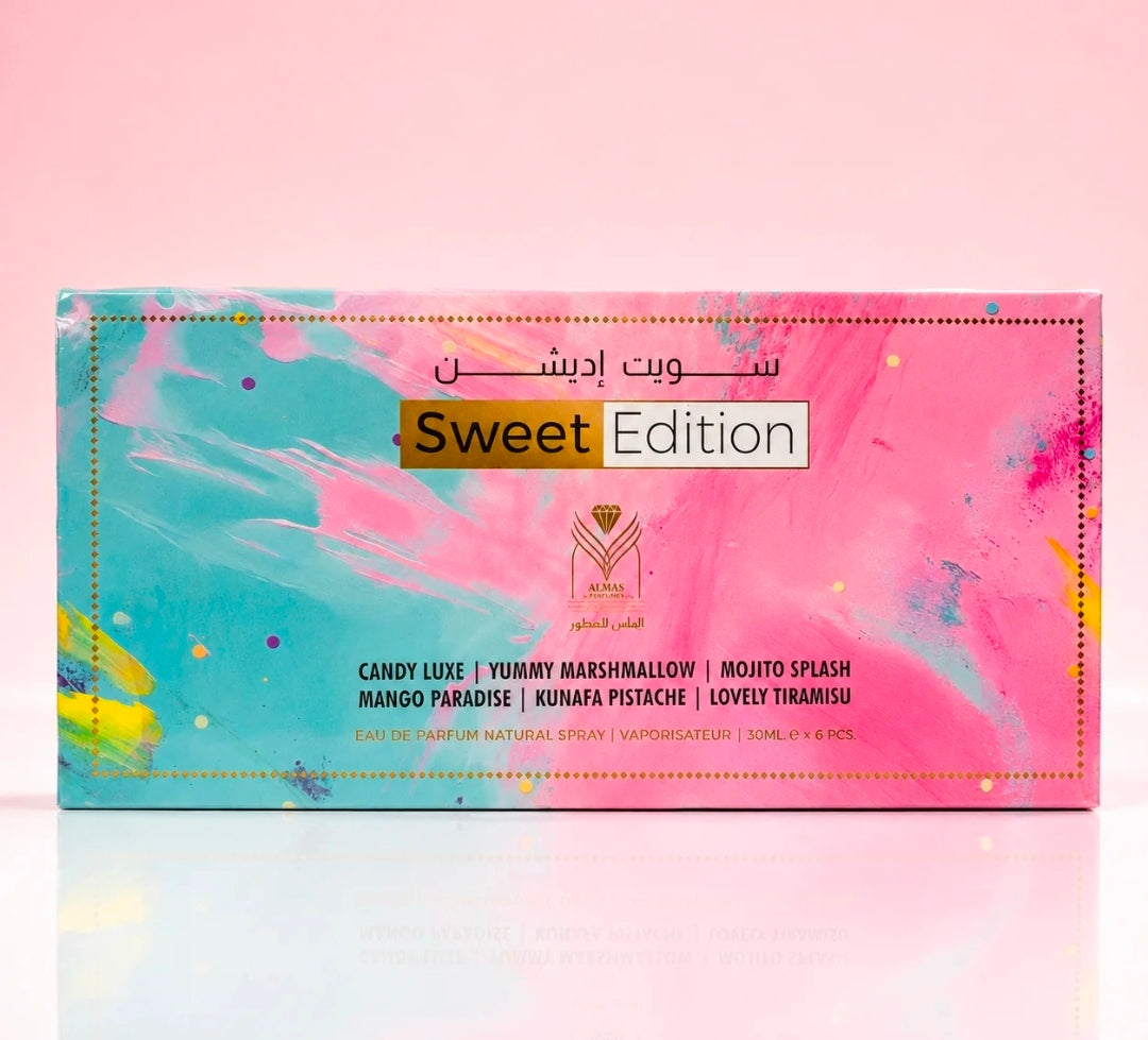 Almas Sweet Edition Gift Set – Collection of 6 Gourmand Perfumes, 30 ml