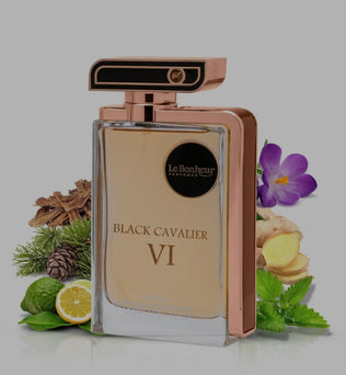 Black Cavalier VI by Le Bonheur 100ml Eau de Parfum citrus ginger lavender violet sage cedarwood sandalwood patchouli