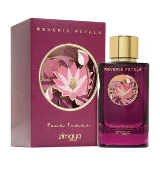 Reverie Petals Pour Femme Perfume 100ml Eau De Parfum by Zimaya bergamot blackcurrent pink pepper Jasmine musk vanilla cashmeran