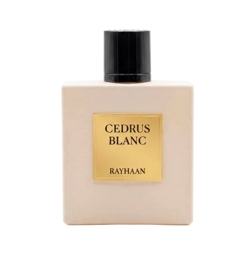 Cedrus Blanc 100ml Eau de Parfum by Rayhaan White Musk Orange Blossom Florals Bergamot