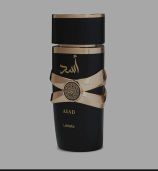 Lattafa Asad 100ml Eau de Parfum black pepper pineapple tobacco coffee iris patchouli amber vanilla woods