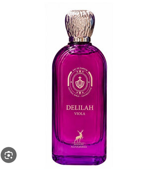 Delilah Viola by Maison Alhambra 100Ml Eau de Parfum Fruity Floral  Bergamot Mandarin Peach Lavinder Violet Sandlewood Musk Vanilla.