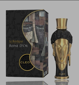 Reine D'Or Cleo by Le Bonheur 100ml Eau de Parfum Clary Sage Cinnamon Peach Guaiac Wood Marigold Violet Orange Blossom Saffron
