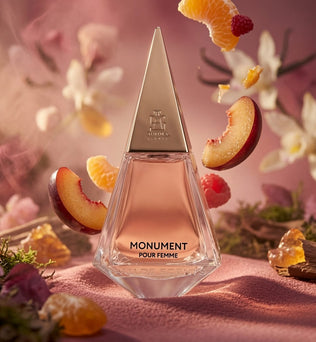 Monument Pour Femme – 75ml Eau de Parfum Bergamot Mandarin Plum Orris Amberwood Musk Vanilla Patchouli