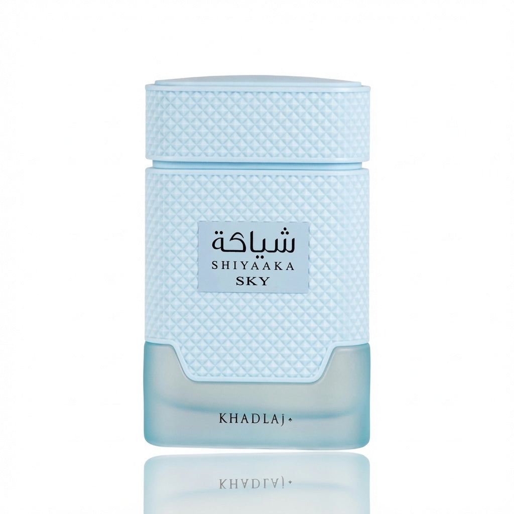 Shiyaka Sky By Khadlaj 100ml Eau de Parfum Mandarin Bergamot Orange Blossom Neroli Musk Ambroxan Sandalwood
