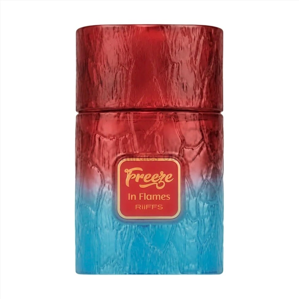 Freeze and Flames By Riiffs 100ml Extrait de Parfum Raspberry Snowflakes Passion Fruit Tea Sage Amber Musk